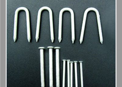Nails 2.5x35mm & 4x5mm - Staples for ground wire & ground wire woulding  4x40-5